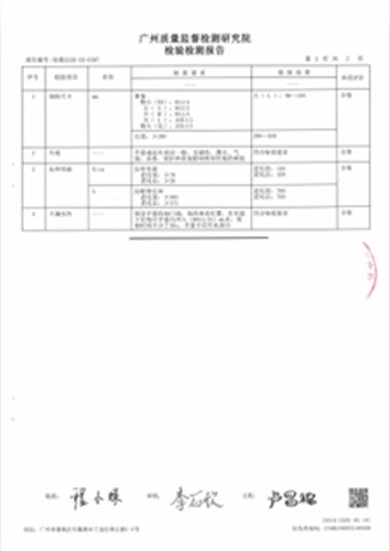 Latex Gloves Quality Inspection Report Disposable Gloves CE Statement.